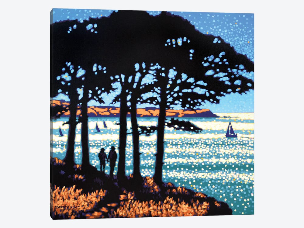 Coast Path Sunshine by Gordon Hunt 1-piece Canvas Art Print