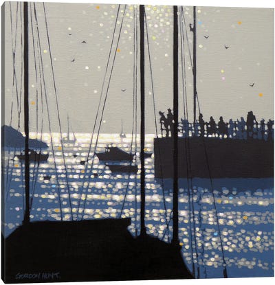 As The Sun Burns Through Canvas Art Print - Contemporary Coastal