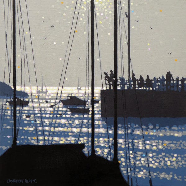 Contemporary Coastal: As The Sun Burns Through by Gordon Hunt