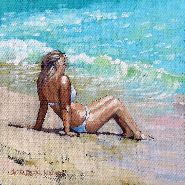 Beauty And The Beach by Gordon Hunt wall art