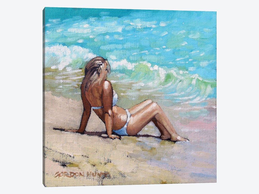 Beauty And The Beach by Gordon Hunt 1-piece Canvas Artwork