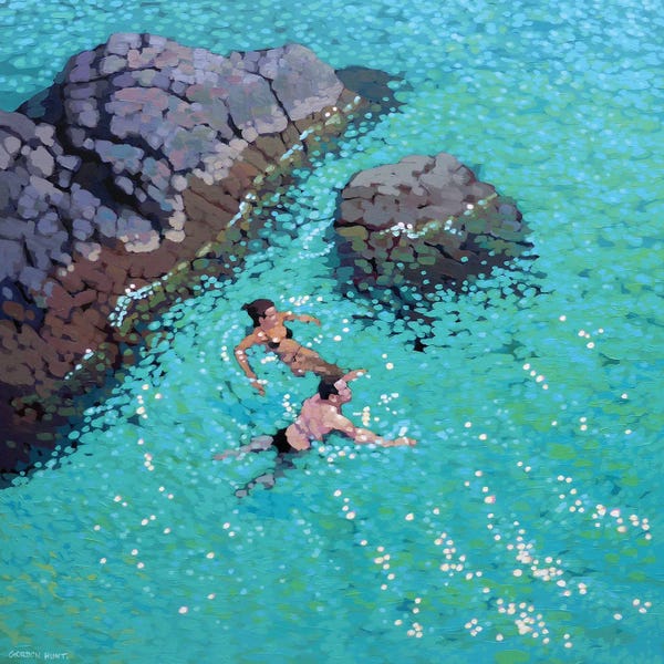 Contemporary Coastal: Come On In - The Waters Lovely by Gordon Hunt