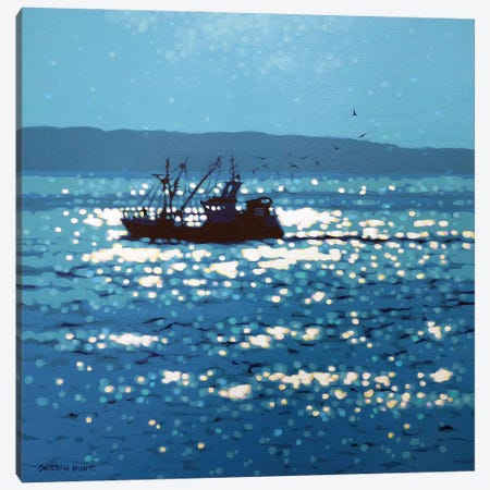 Home With The Catch Canvas Print #GNH9} by Gordon Hunt Canvas Artwork