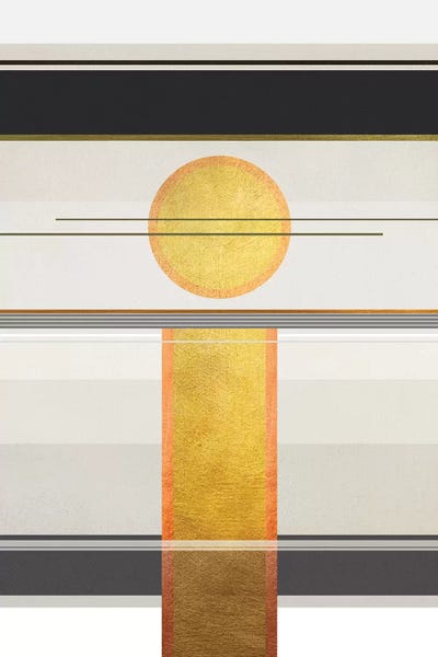 Geometric Trippy Landscape 2 by Marco Gonzalez framed wall art