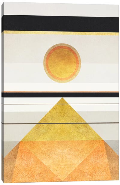 Geometric Trippy Landscape 3 Canvas Art Print - Marco Gonzalez