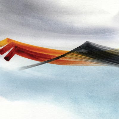 Abstract Mountains 5 by Marco Gonzalez canvas print