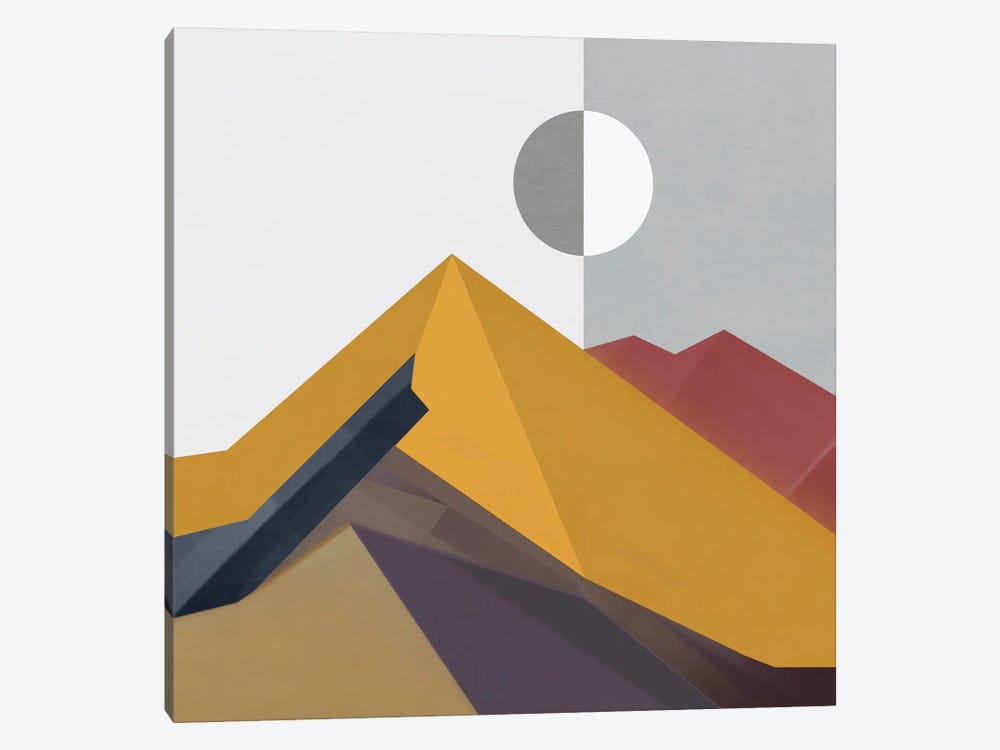 Colorful Mountains I by Marco Gonzalez 1-piece Canvas Print