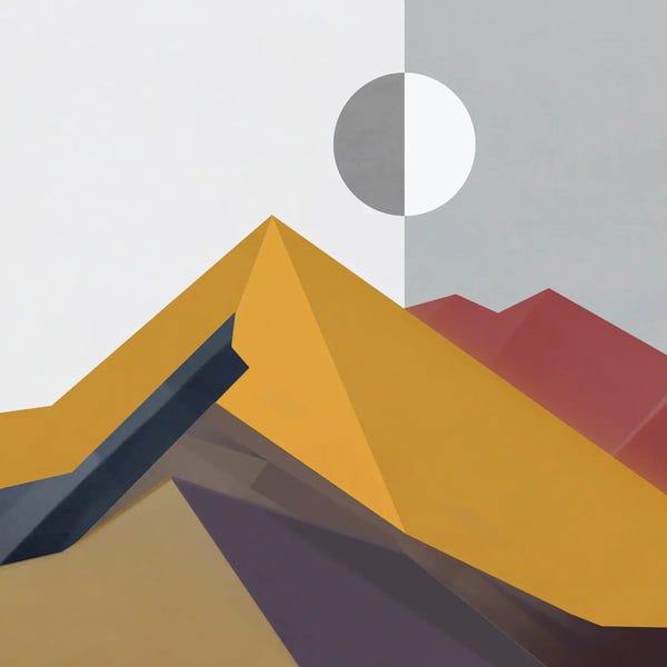 Giclee Features: Colorful Mountains I by Marco Gonzalez
