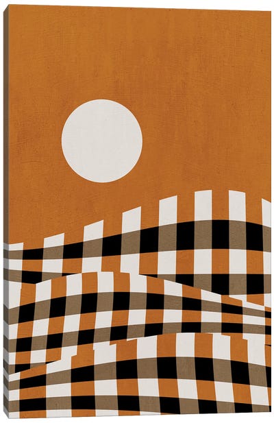Checkerboard Landscape I Canvas Art Print - Abstract Art