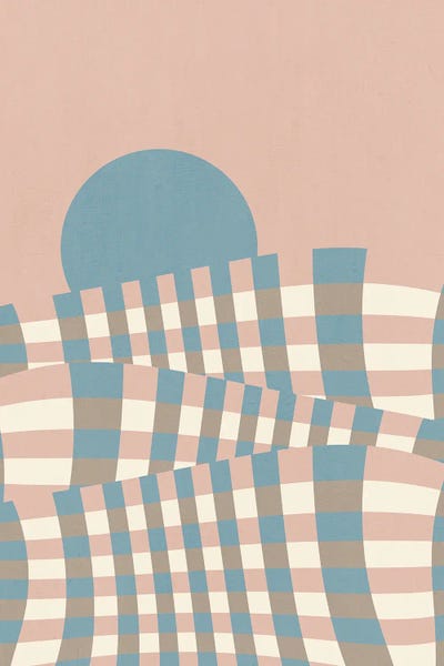 2024 | Peach Fuzz: Checkerboard Landscape III by Marco Gonzalez