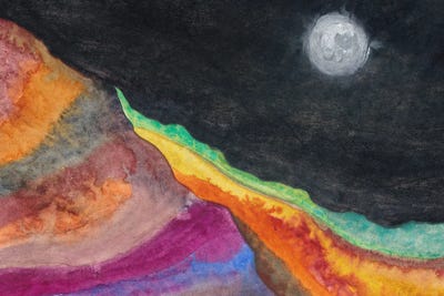 Landscape Painting III by Marco Gonzalez framed wall art