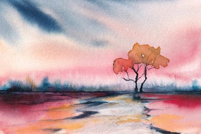 Landscape Painting XI by Marco Gonzalez framed wall art