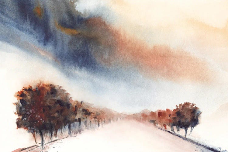 The Path Watercolor Painting
