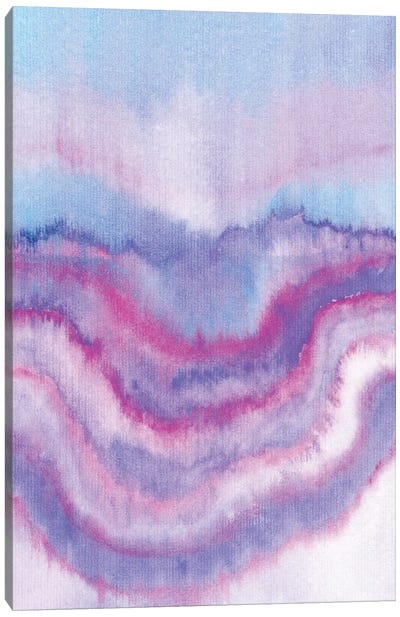 Abstract XVIII Canvas Art Print - Purple Abstract Art