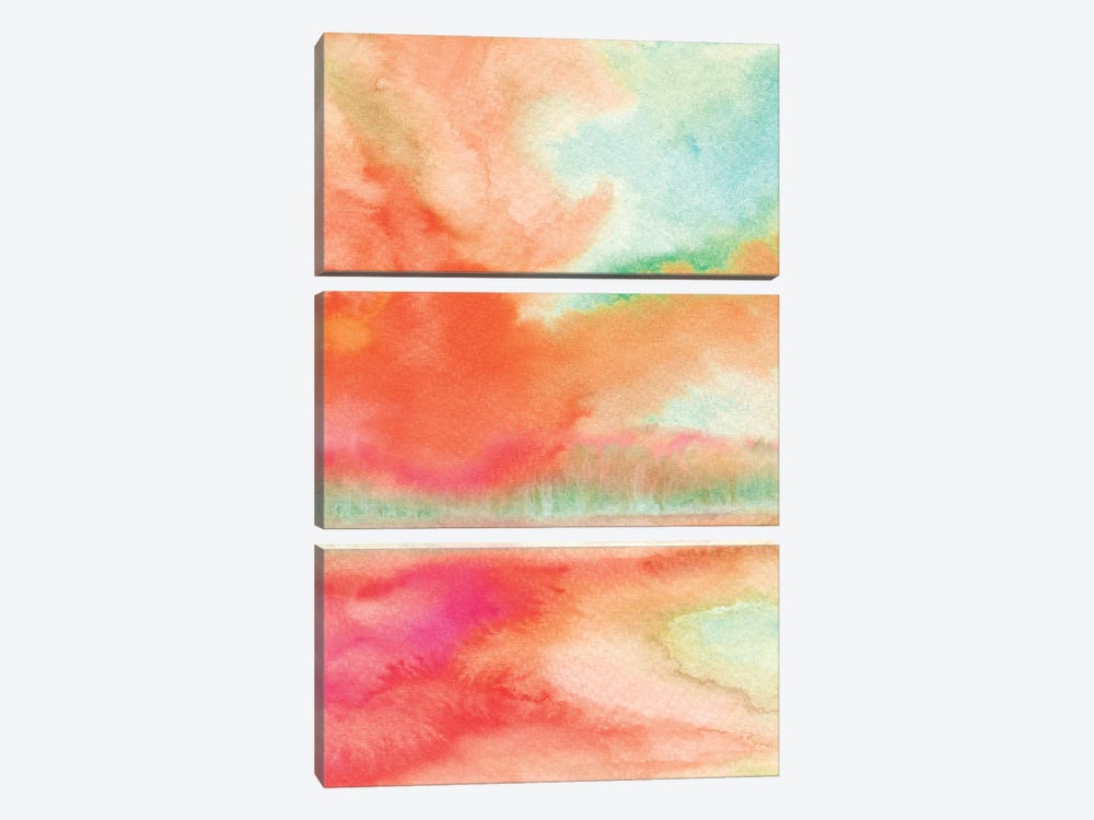 Abstract II by Marco Gonzalez 3-piece Canvas Wall Art