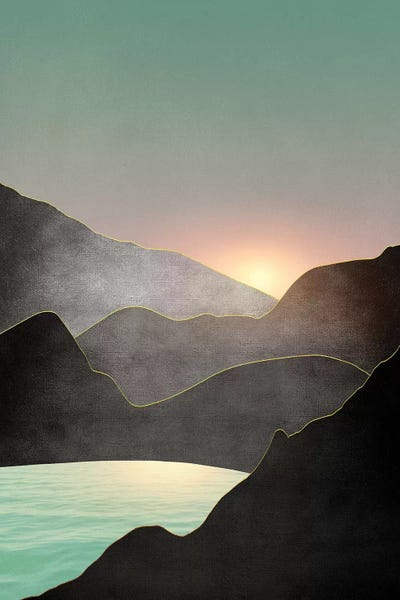 Lake Sunrises & Sunsets: Minimal Landscape III by Marco Gonzalez