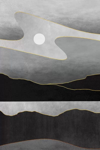 Large Minimalist Art - Canvas Prints: Minimal Landscape VII by Marco Gonzalez