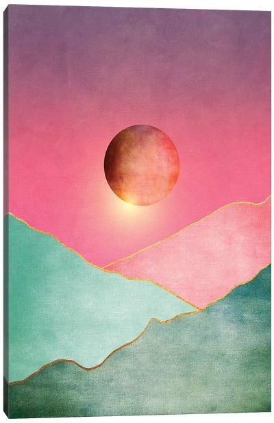 Surreal Sunset II Canvas Art Print - '70s Sunsets