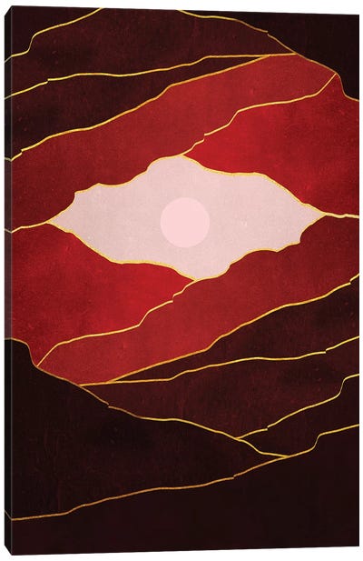 Surreal Sunset V Canvas Art Print - '70s Sunsets