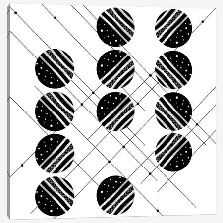 Black & White Graphic III Canvas Print #GNZ56} by Marco Gonzalez Canvas Wall Art