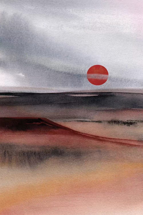 Red Sun III by Marco Gonzalez wall art