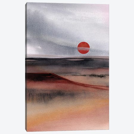 Red Sun III Canvas Print #GNZ69} by Marco Gonzalez Canvas Art