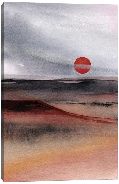 Red Sun III Canvas Art Print - Marco Gonzalez