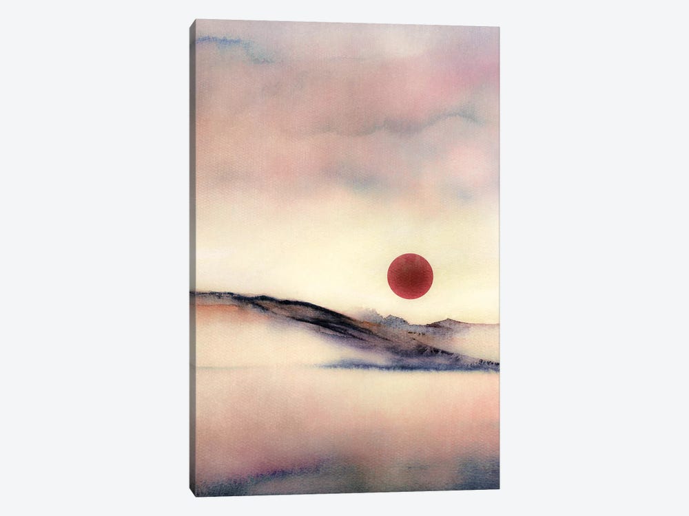Red Sun VII by Marco Gonzalez 1-piece Canvas Wall Art