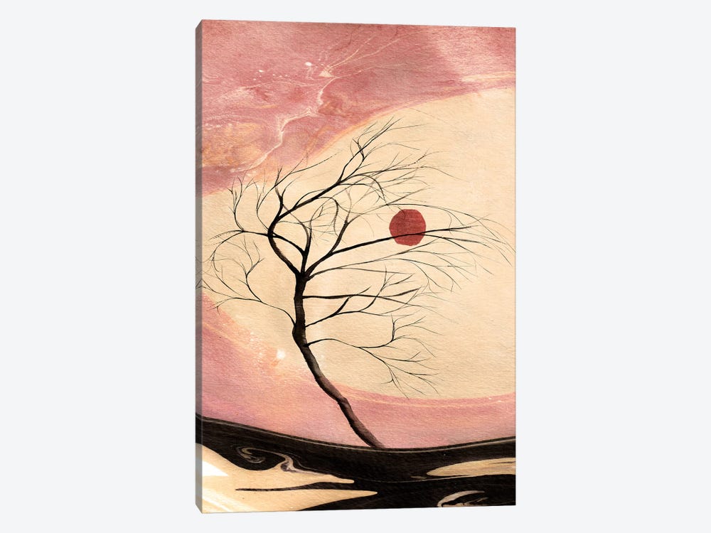 Watercolor Trees XIII by Marco Gonzalez 1-piece Canvas Art