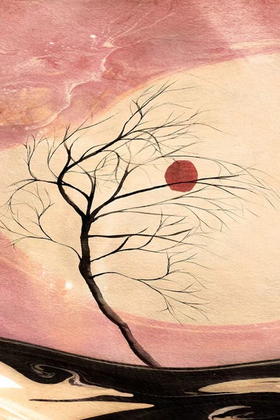 Marco Gonzalez: Watercolor Trees XIII by Marco Gonzalez