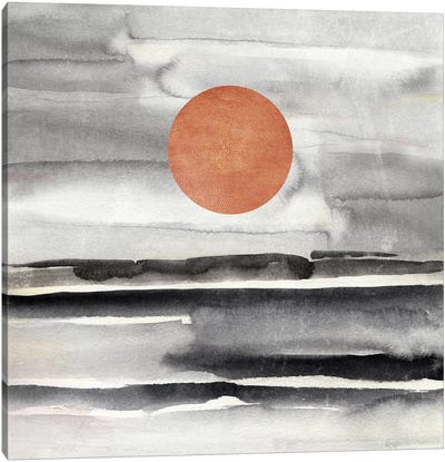Abstract Nature XII Canvas Art Print - '70s Sunsets