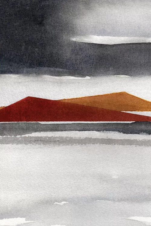 Abstract Watercolor Landscape III