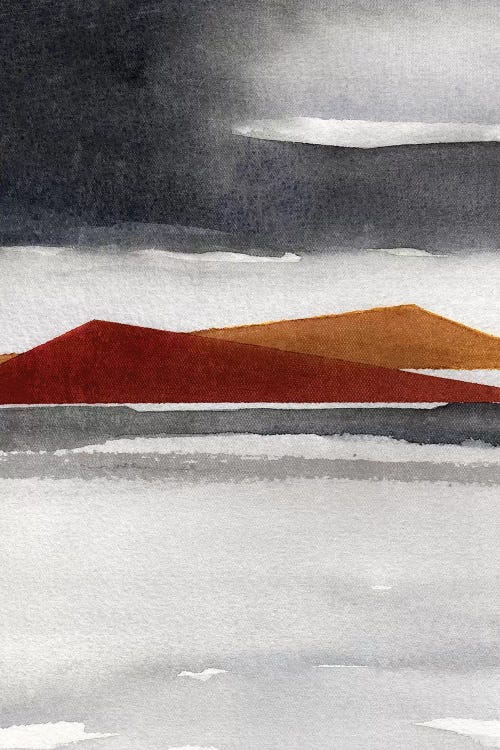 Abstract Watercolor Landscape III by Marco Gonzalez wall art