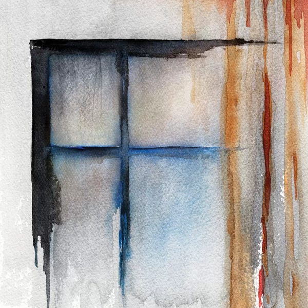 Abstract Watercolors: Lines I by Marco Gonzalez