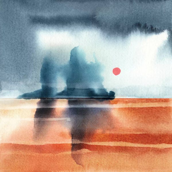 Abstract Watercolors: Abstract Watercolor Landscapes VI by Marco Gonzalez