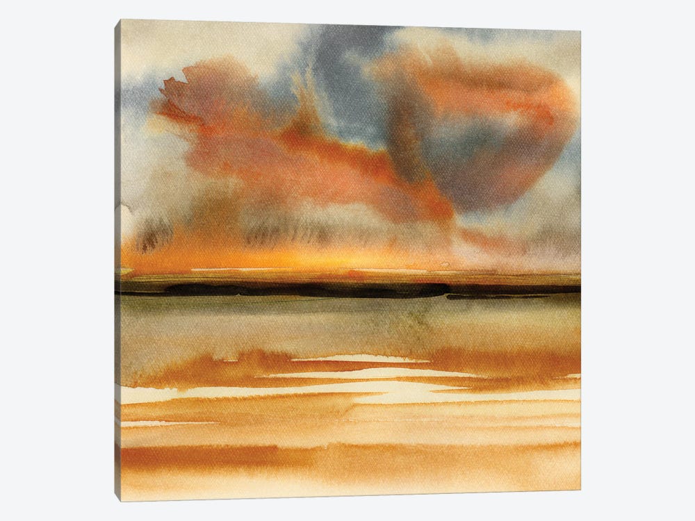 Abstract Watercolor Landscapes VII by Marco Gonzalez 1-piece Art Print