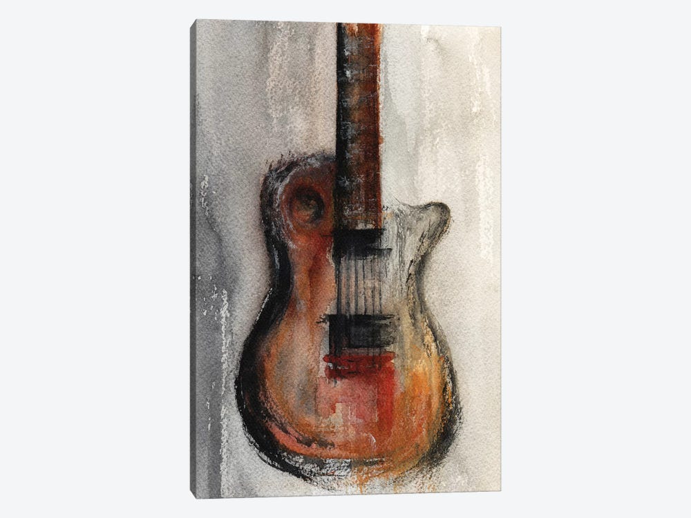 Guitar by Marco Gonzalez 1-piece Canvas Art Print