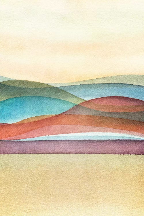 Trippy Landscape II by Marco Gonzalez wall art
