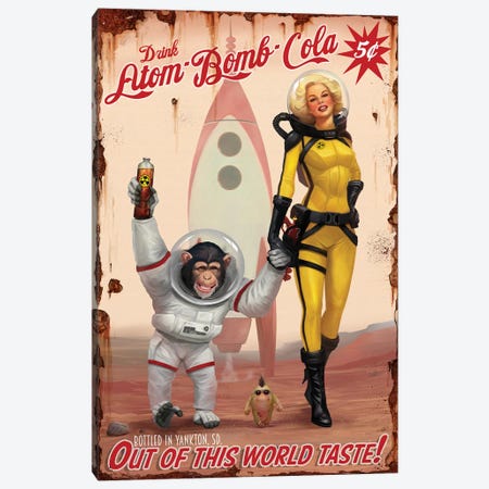 Out Of This World Taste Canvas Print #GOA20} by Steve Goad Canvas Wall Art