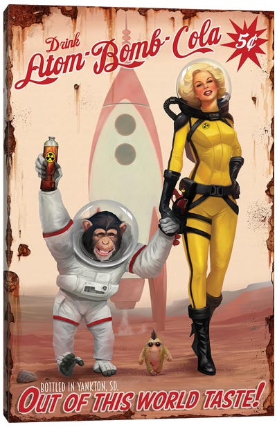 Out Of This World Taste Canvas Art Print - Satirical Humor