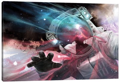Stardust Canvas Art Print - Astronaut Art