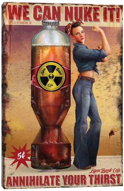 We Can Nuke It Canvas Art Print - Food & Drink Posters