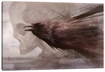 Whispers To The Souls Canvas Art Print - Raven Art