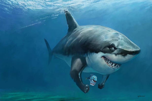 Sharks: Let's Eat by Steve Goad