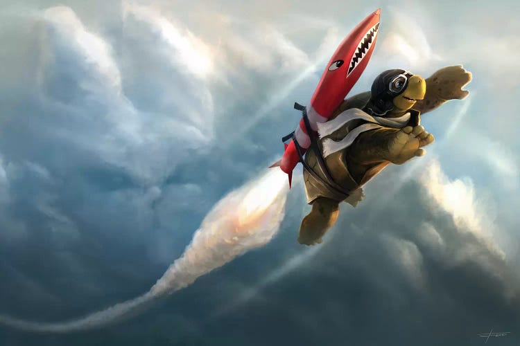 Outrunning The Clouds by Steve Goad wall art