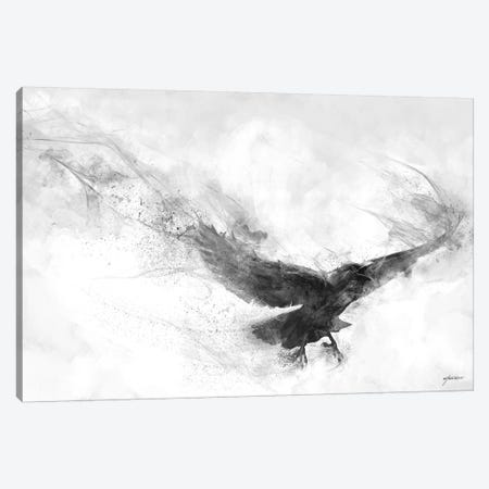 Raven's Flight Canvas Print #GOA58} by Steve Goad Canvas Print