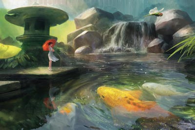 Giant Koi by Steve Goad framed wall art