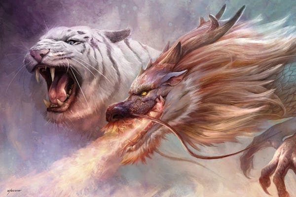 Dragons: Strength And Wisdom by Steve Goad