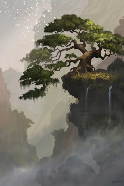 Fantasy Tree by Steve Goad wall art