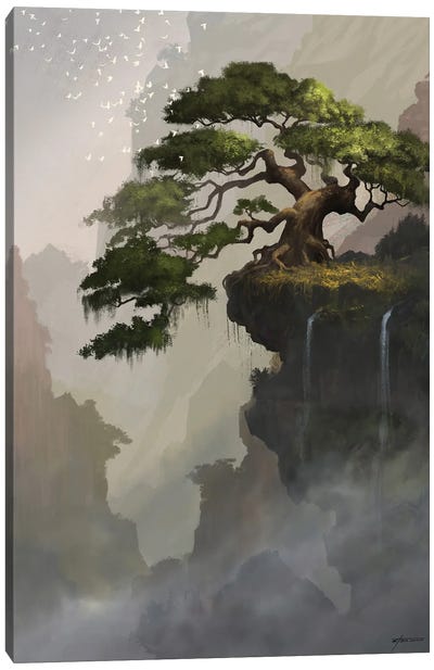 Fantasy Tree Canvas Art Print - Steve Goad